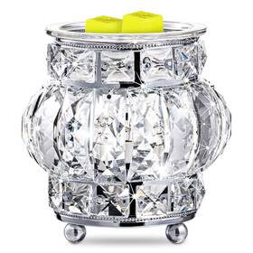 Maxwiner 739677206551 Wax Melt Warmer Wrought Iron Crystal Oil Burner For Home Living Room Bedroo