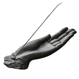 Me And Mr. Leo 765373413931 Ceramic Incense Holder For Sticks Burner Zen Decor With Buddha Ha