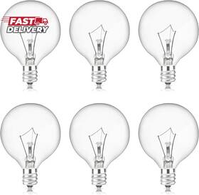 Meqiqtek 445013516538 Scentsy Light Bulbs For Warmer - 25 Watt Bulb Full Size Wax Melt Warmers Re
