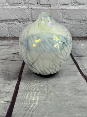 37080 Mercura Art Glass Ultrasonic Aroma Diffuser Oil Lamp