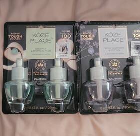 22230 Mesa Llc K Ze Place Oil Refills Coconut Palm Lavender Cotton Odor Eliminator 2pk