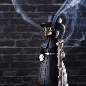 Hkih001p Meyerascal 2025 Upgrade Plague Doctor Incense Holder Cone Burner Eyes Wil