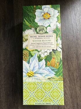 Michel Design Works 608666748283 Winter Blooms Home Fragrance Reed Diffuser 3.4 Fl Oz 100 Ml