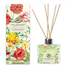 823350 Michel Design Works Home Fragrance Reed Diffuser 3.38 Oz Poppies And Posies