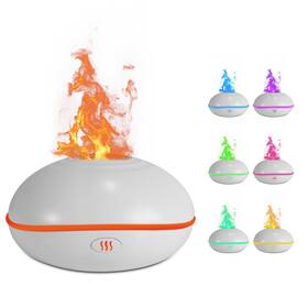 Sd13 Mingpinhuius Colorful Flame Fire Humidifier 200ml Aromatherapy Essential Oil Diffusers Ul