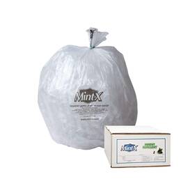Mx3346xhc Mint-x Rodent Repellent Trash Bags 1.3 Mil Flat Seal 46 Inch Height 33 Leng
