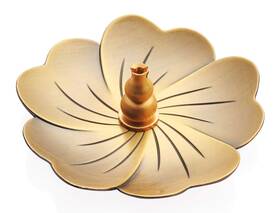 Miupoo 713893024670 Incense Burner For Coilincense Sticks Holdergourd Style Brass Censer Bur
