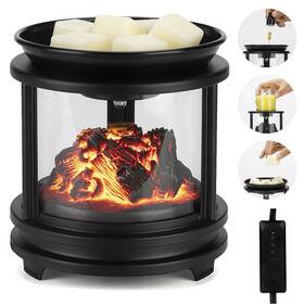 Ymx-057 Moafina Wax Melt Warmer Campfire 3-in-1 Oil Burner Electric Candle War