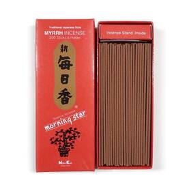Morning Star 011391987313 Japanese Incense Sticks 200 And Holder Myrrh