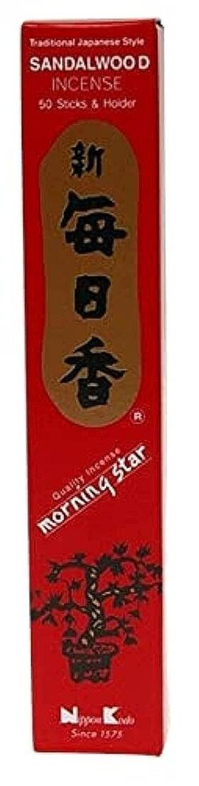 Morning Star 030000100004 Incense Sandalwood 50 Sticks