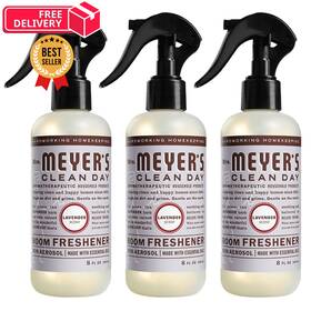 316271 Mrs. Meyers Clean Day Room Spray Lavender 8 Fl Oz Pack Of 3 Transparent