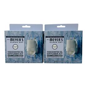 Mrs. Meyers Clean Day 1261460 2 Pack Mrs. Premium Scented Oil Diffuser Kit Snowdrop Scent