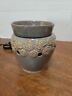 Msw-ench Scentsy Retired Enchanted Mid Size Wax Warmer Blue Gray Stain