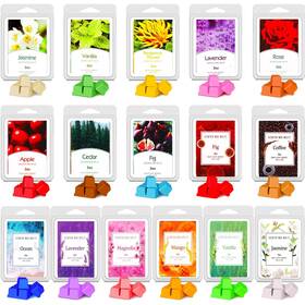Mtlee-wed1025m Mtlee 16 Pack Scented Wax Melts Lasting Plant Based Colored Cubes 11 Fragrances