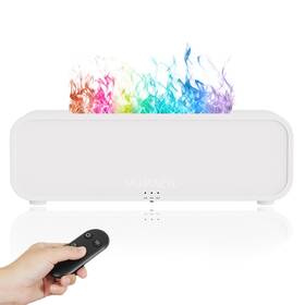 Mumazyl 081904353256 Oil Diffuser Music Sync Colorful Flame Essential Air Aroma Humidifier Timer