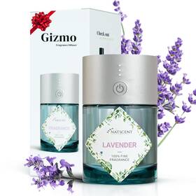 Natscent 850026770049 Gizmo Aromatherapy Diffuser With Essential Oils Included Lavender Plug And Play Fr
