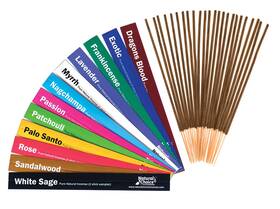 Natural Choice Incense 709733008580 Sampler Variety Pack Total 24 Sticks With 2 Stick Each Of Sandalwo