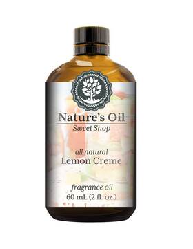 Natures Oil 111280079409 Lemon Creme Fragrance 60ml For Diffusers Soap Making Candles Lotion