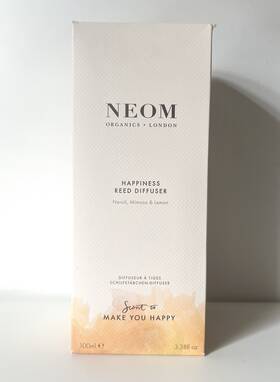1103071 Neom Organics London Happiness Happy Diffuser Neroli Mimosa And Lemon Mood Lifting Sealed
