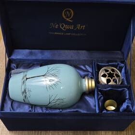 730-lacs Neqwa Art Neftqwa Fragrance Lamp Collection Trees 730 Lacs Glass Metal Blue
