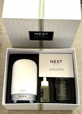 Nest 840732119454 New York Wellness Misting Diffuser Set Wild Mint And Eucalyptus -