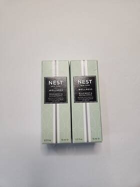 Nest 840732121488 2 New York Wellness Wild Mint And Eucalyptus Misting Diffuser Oil 0.5 Fl Oz
