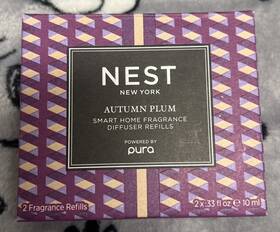 Nest 840732122225 New York Autumn Plum Smart Home Fragrance Diffuser Pura Refill Pack Of 2