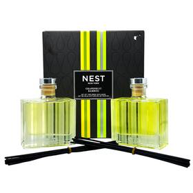 Nest 840732123260 New York Fragrances Grapefruit And Bamboo Reed Diffuser Set 2x5.9 Fl Oz