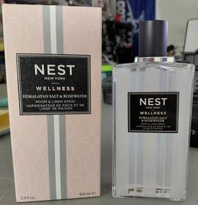Nest Fragrances 840732122690 New York Wellness Himalayan Salt And Rose Water Room Linen Spray 3.4 Fl Oz