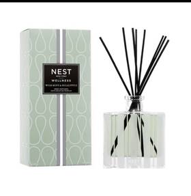 Bx4691 Nest Fragrances Llc Wild Mint And Eucalyptus Reed Diffuser - 5.9floz