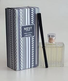 Nest08ai002 Nest Fragrances New York Amber And Incense Reed Diffuser 5.9 Fl Oz