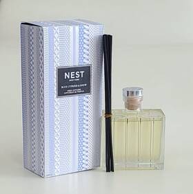 Nest08bsn002 Nest Fragrances New York Blue Cypress And Snow Reed Diffuser 5.9 Fl Oz