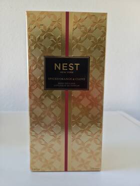 Nest08spo004 Nest Fragrances New York Spiced Orange And Clove Reed Diffuser 5.9 0z In Box