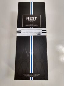 Nest Fragrances New York Linen Liquidless Diffuser 5 Scent Sticks And Metal Vessel