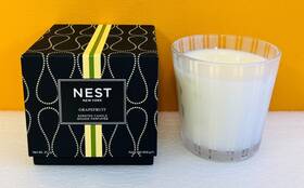 Nest03gf002 Nest Glass Vessel 21.1 Oz 3-wick Grapefruit Scented Candle. New