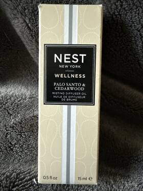 Nest239pscw Nest New York Wellness Palo Santo And Cedarwood Misting Diffuser Oil 0.5 Fl Oz