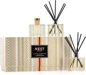 Nest New York 840732117146 Festive Petite Diffuser Trio In Holiday Birchwood Pine Orange And Clove