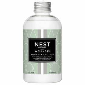 Nest New York 840732122669 Wild Mint And Eucalyptus Reed Diffuser Liquid Refill
