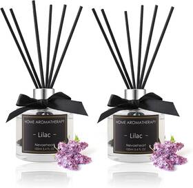 Nhrd-111 Nevaeheart Diffuser Set Gardenia Scented Gifts For Women 3.4 2 Pack Lilac