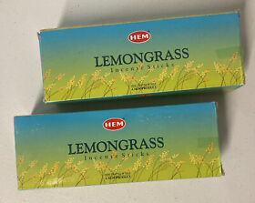 New Hem Lemongrass Incense Sticks 2 Boxes Of 120 Each 240 Total Bulk India