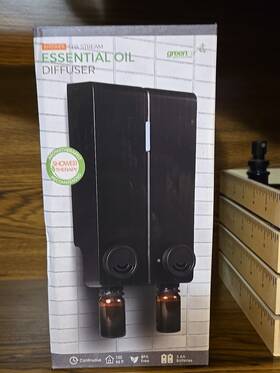 Newgreenair 680750581037 New Green Air Dual Shower Diffuser Waterproof Essential Oil