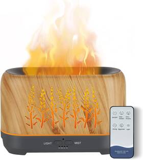 Md-2023-1 Newyid Essential Oil Diffuser 240ml Ultrasonic Flame 3 Mist Mode