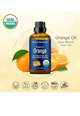 230505949 Nexon Botanics 100 Bottles Botanica Organic Orange Essential Oil 30ml. 100% Nat