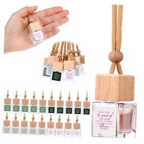 Q4r8t27t Neyauo 20 Pcs Car Diffuser Bottles Empty Bulk Inspirational Hanging Air Freshener