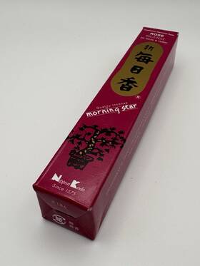 Nippon Kodo 011391001866 Morning Star Incense Joss Sticks By - Rose 50 Stick And Holder