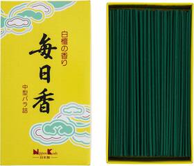 51087 Nippon Kodo Mainichi Koh Sandalwood Incense Sticks - 220 Count Pack Of 1 San