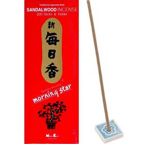 Nippon Kodo 885610229092 Sandalwood Incense 200 Sticks - Morning Star