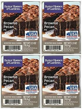 Nitro 320603621411 Better Homes And Gardens Brownie Pecan Pie Scented Wax Cubes - 4-pack