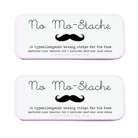 Nmsb002 No Mo-stache Portable Lip Wax Kit 24 Ct 2 Pack Bundle