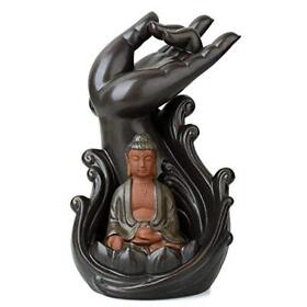 Noble Buddha Backflow Incense Burner Handmade Large Cone Sticks